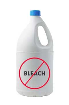 White bleach bottle.