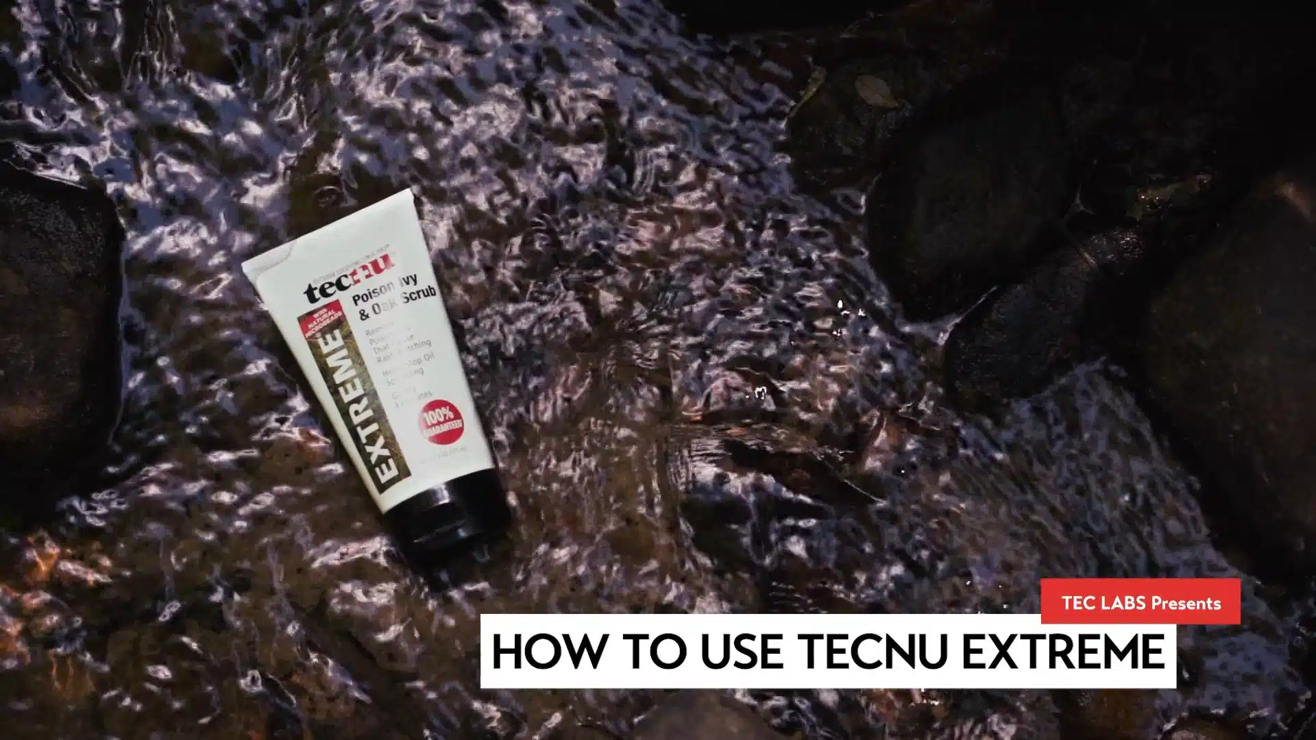 How to use Tecnu Extreme